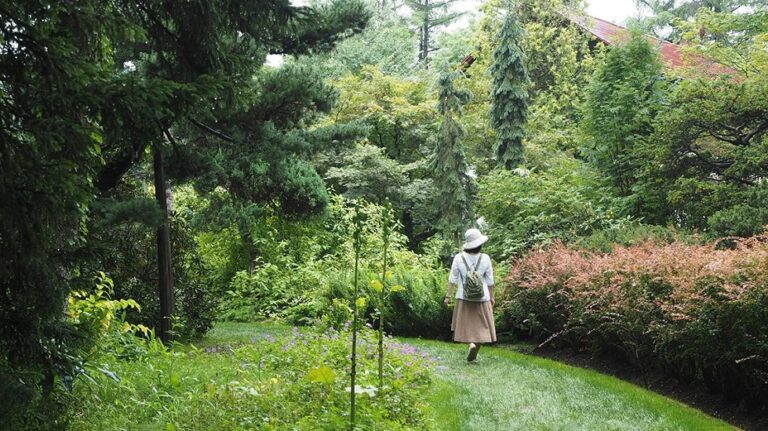 真鍋庭園 帯広の広大なコニファーガーデンを散策