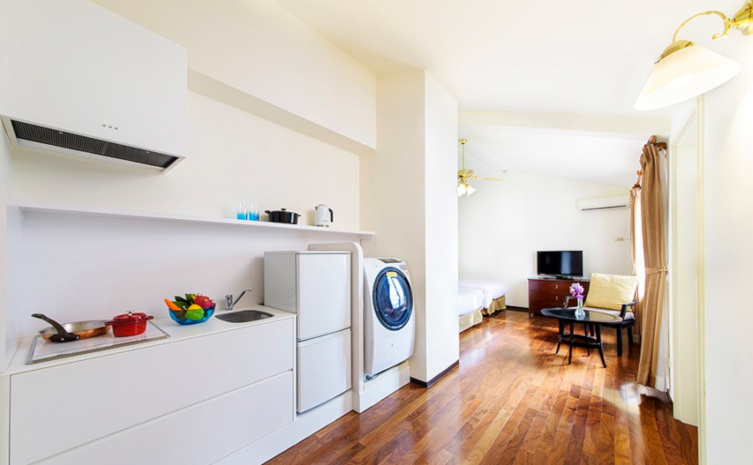 コテージタイプの客室