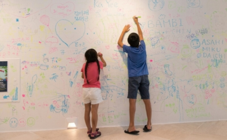 シェラトン沖縄サンマリーナリゾートのエントランス