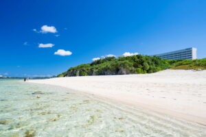 ヒルトン沖縄瀬底リゾートのビーチ