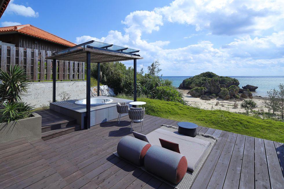 ヴィラエグゼクティブスイートテラス眺望