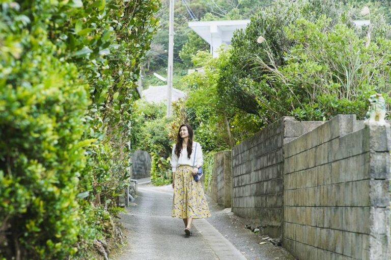 国頭村のノスタルジックな集落を散策