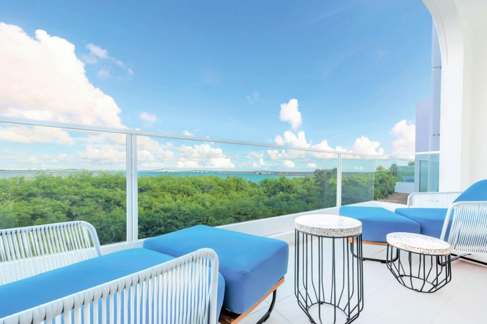 オーシャンビューテラススイート眺望