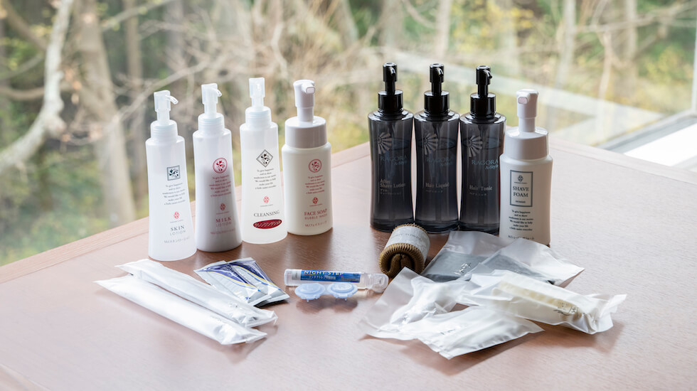 男女ともにスキンケア類も充実