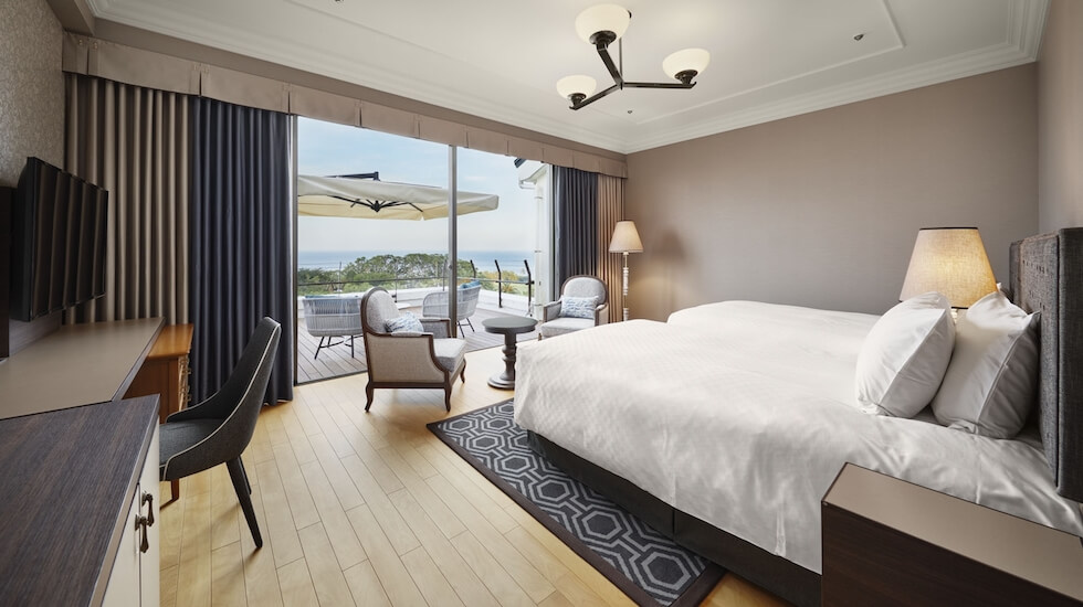 川奈ホテル_［本館］オーシャンビュープレミアムツイン（禁煙）