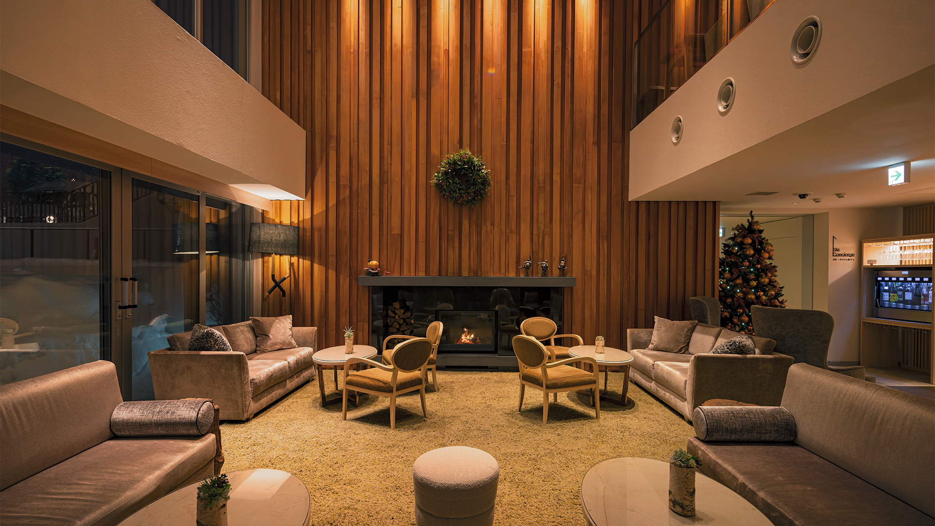 スキー場徒歩圏内のスモールラグジュアリーホテル