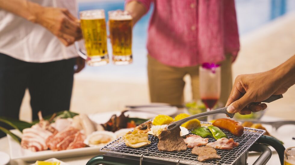 プールサイドBBQ