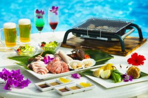 プールサイドBBQ