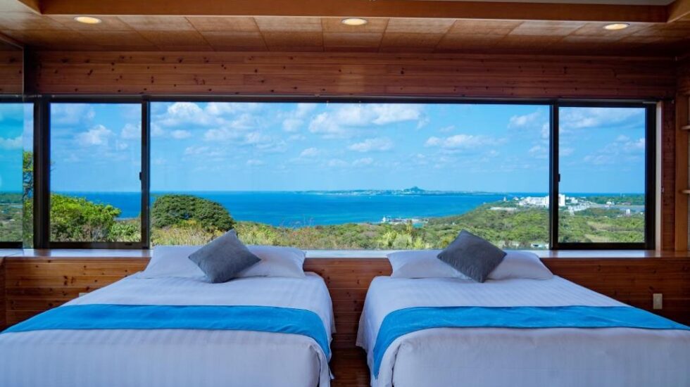 星のテラスもとぶ山里別館2Fのベッドルーム