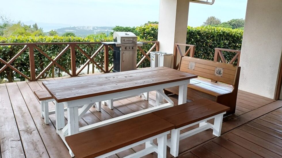 別館専用のテラス