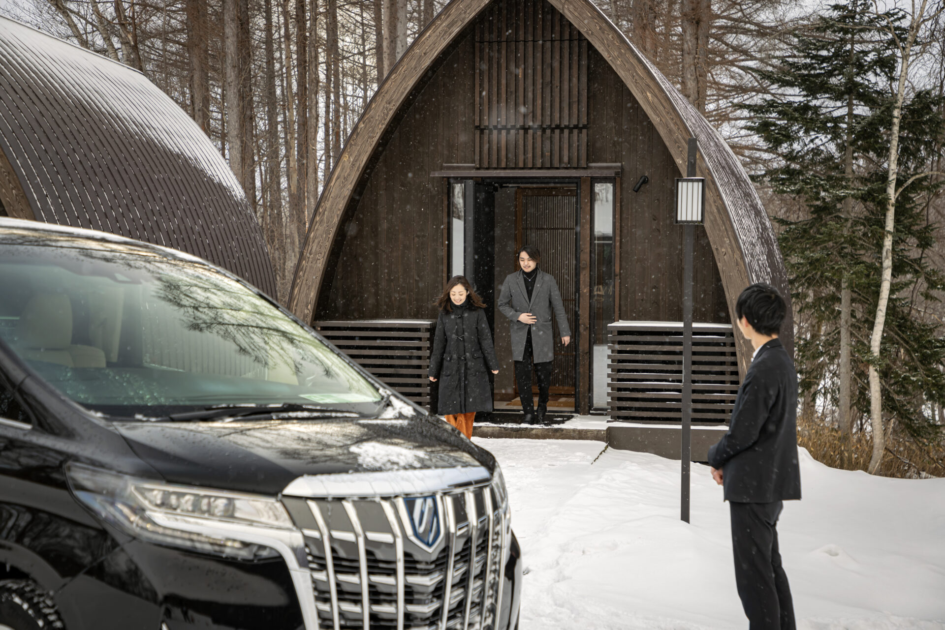 専任バトラーが滞在をサポート