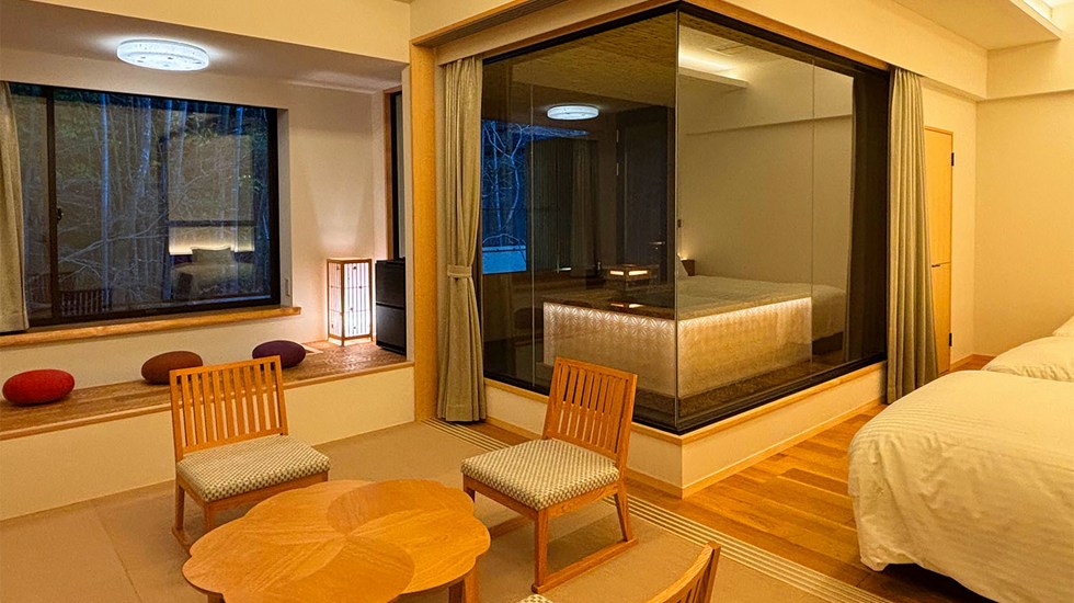 露天風呂付和洋室（竹林側）402