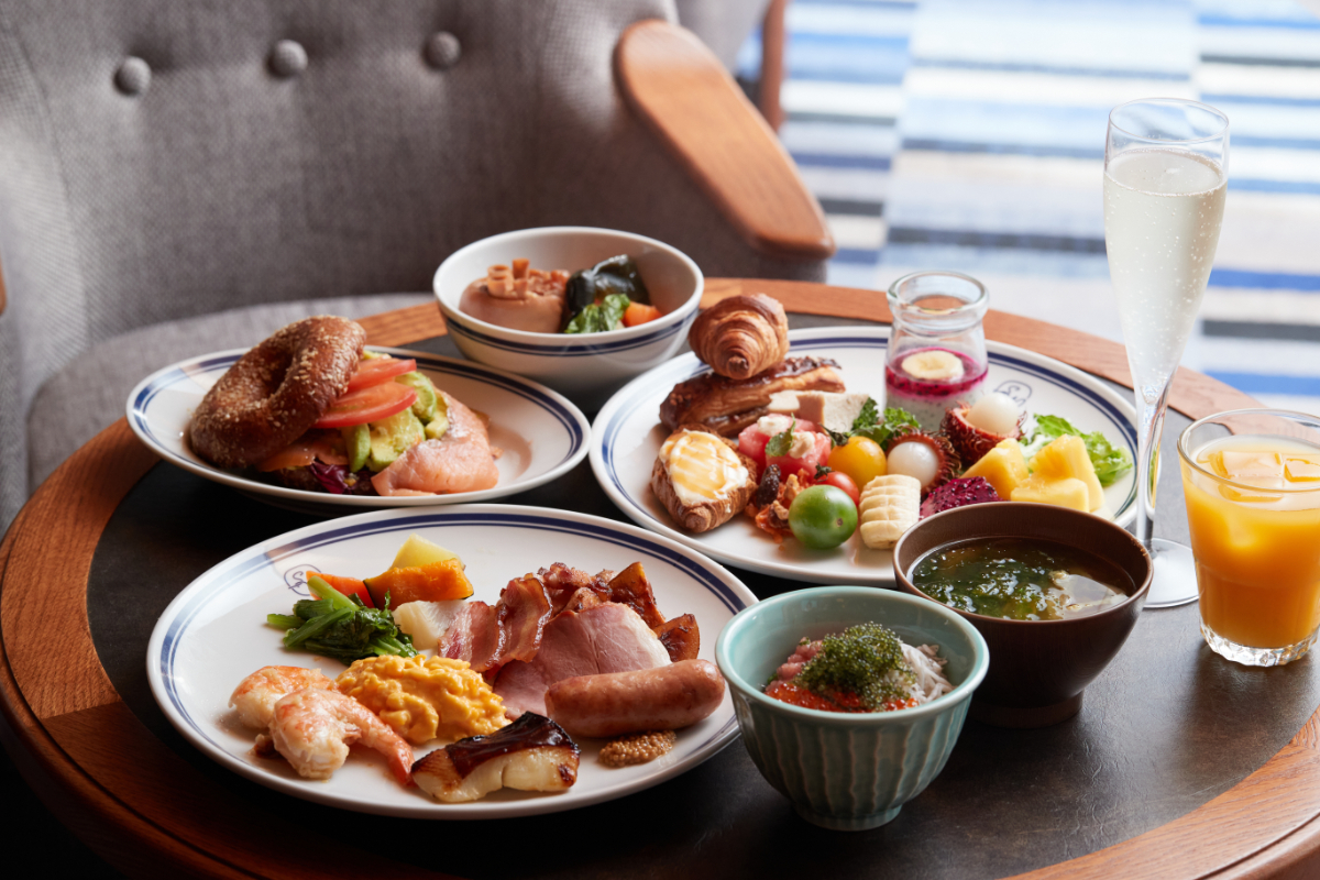 朝食、ビュッフェ