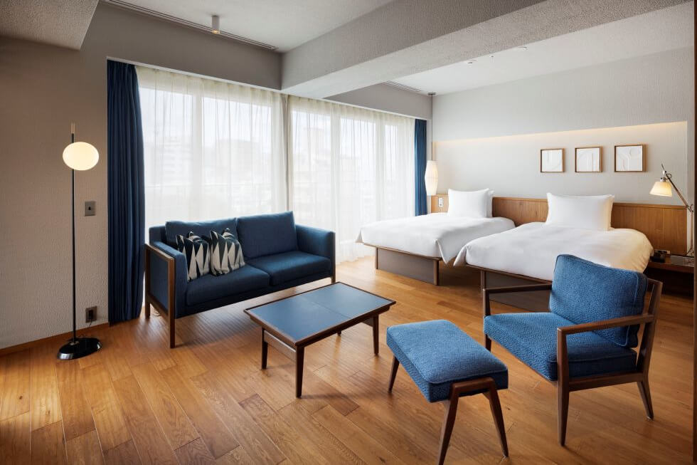 バルコニーツインの客室