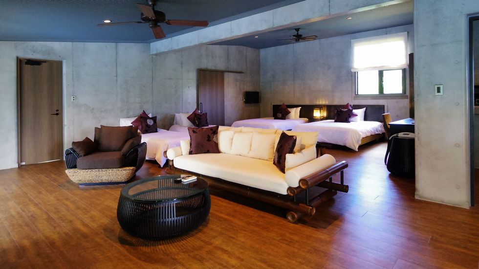 客室はこだわりの詰まったプライベート空間