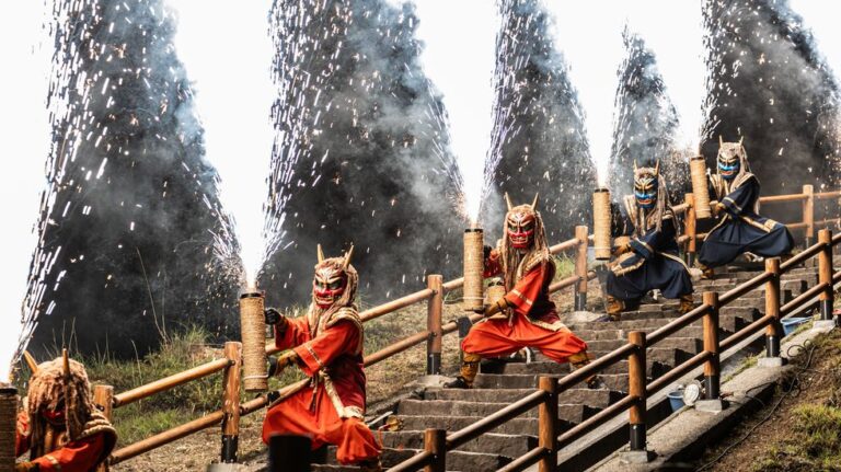 鬼が花火を打ち上げる！？大迫力の「地獄の谷の鬼花火」が今年も開催