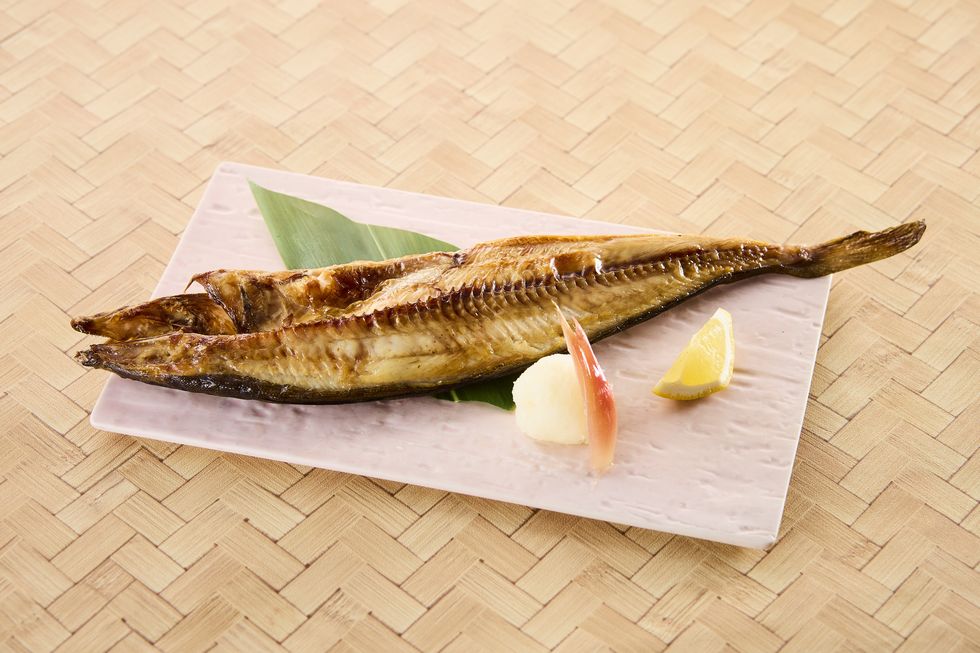 ペガサスの朝定食、焼き魚