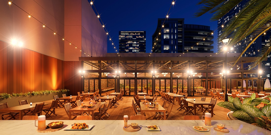 空を遮るもののない開放的な空間