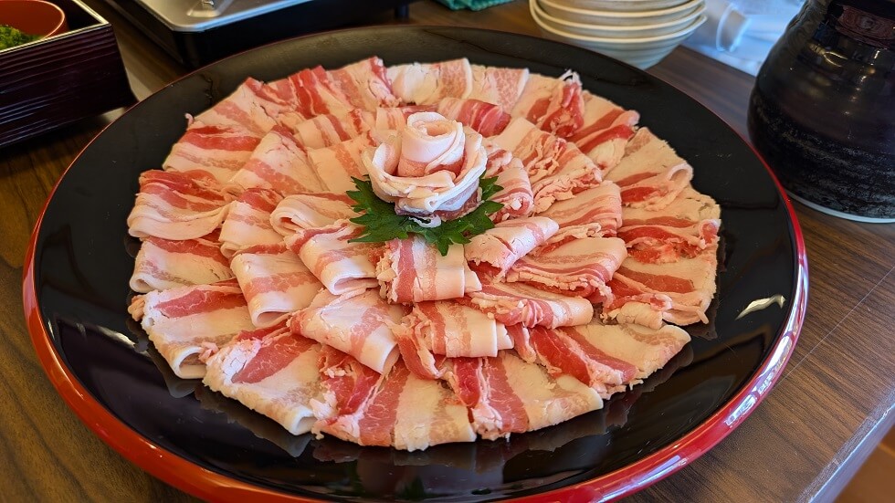 富士ランチ_金武あぐーのしゃぶしゃぶUP