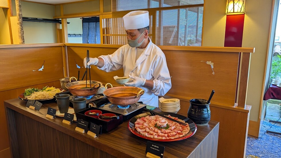 富士ランチ_金武あぐーのしゃぶしゃぶ