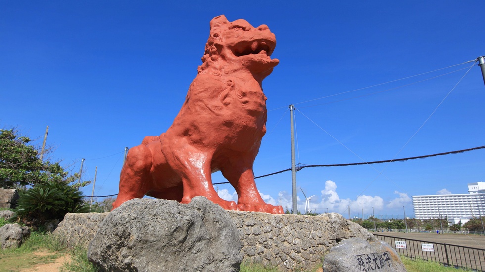 記念撮影のためのスポットも多数あります。