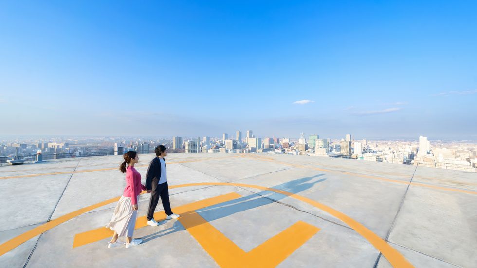 屋上ヘリポート