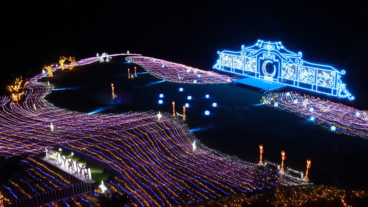 イルミネーションを眺められる客室も！