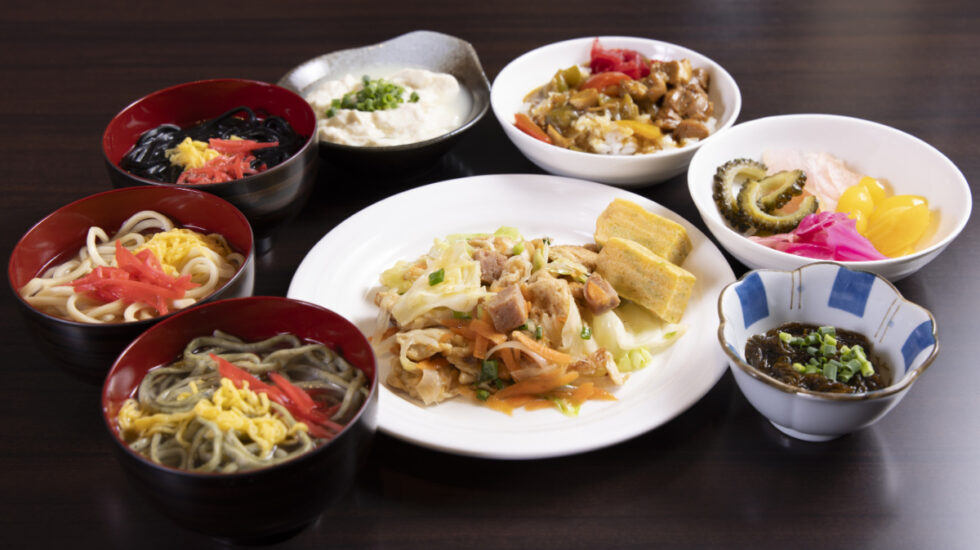 朝食ビュッフェ