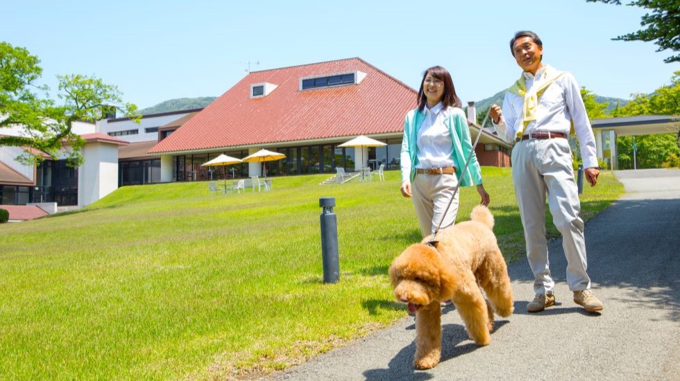 敷地内を散策