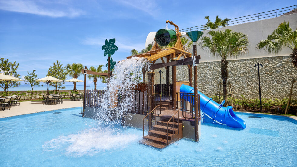 アトラクションが楽しいキッズプール