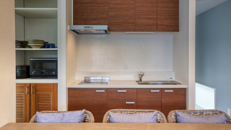 プールヴィラ屋我地のキッチン