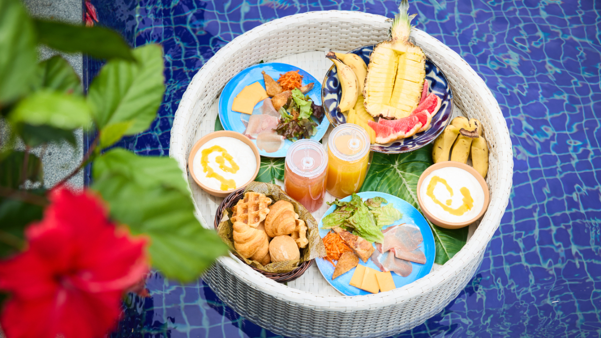 “可愛い”が止まらない朝食!フローティングブレックファースト