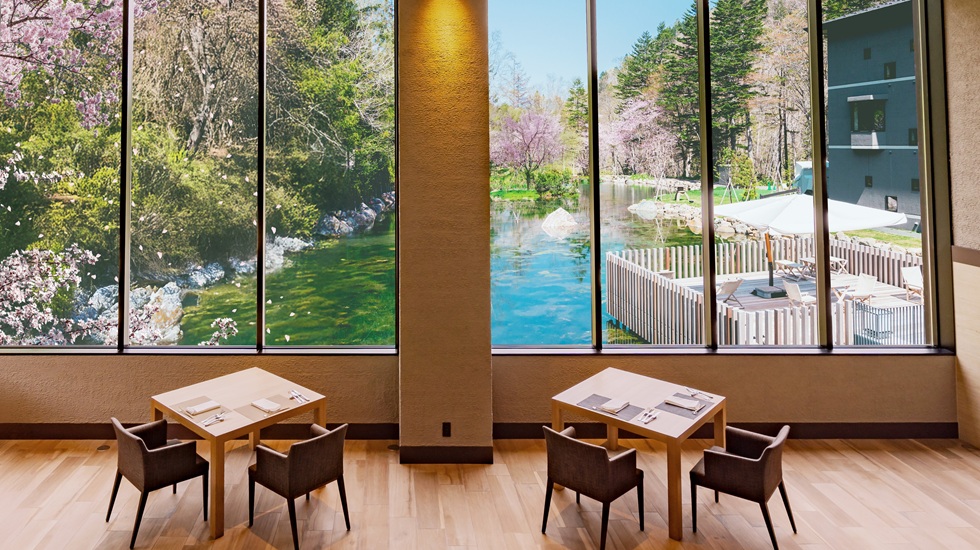 奥定山渓温泉 佳松御苑_レストラン_桜