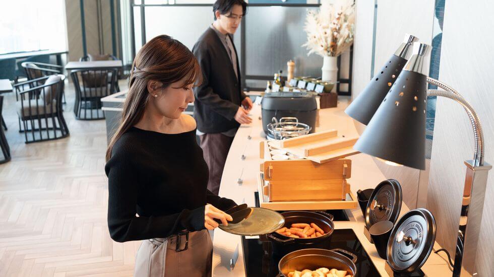 クラブフロア　朝食