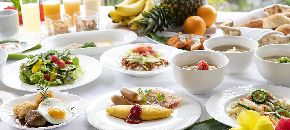 シェフズコーナーのオムレツがおすすめ