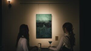 ペアリングカクテルと女性2人