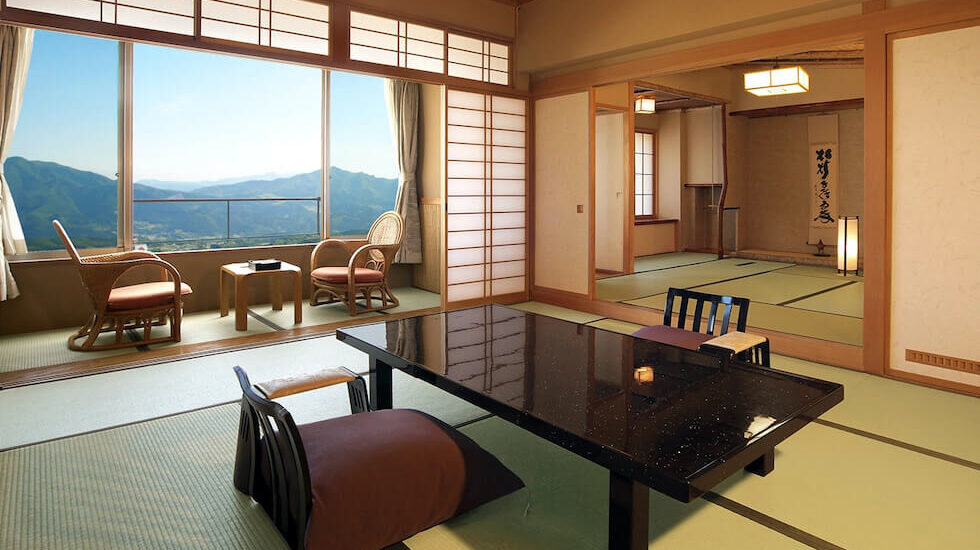 最上階8階】 三間続き・山々を望む特別客室「松風」