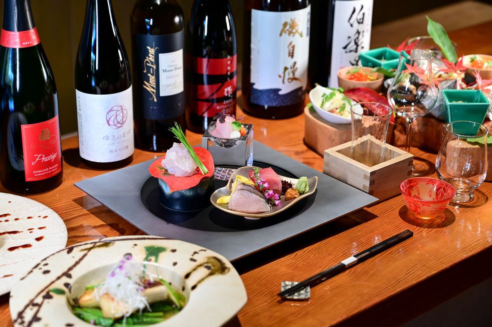 玉峰館_マリアージュプラン料理