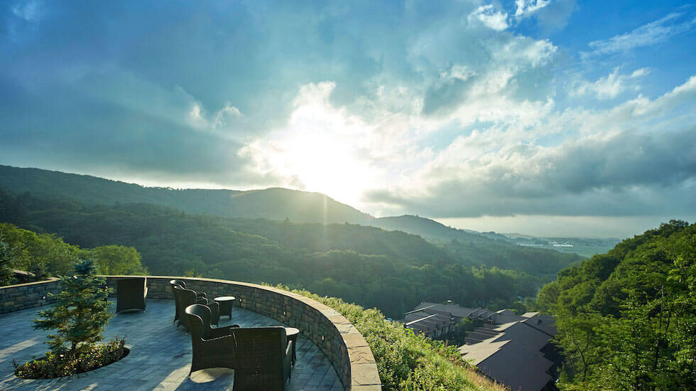 山の上テラスからの眺望