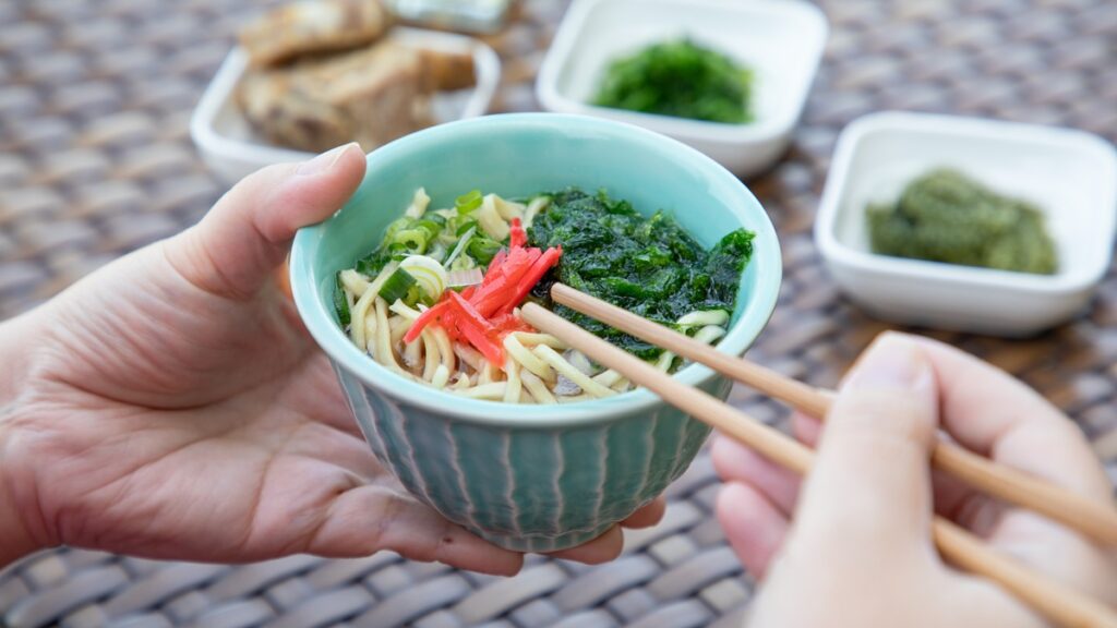 HIYORIオーシャンリゾート沖縄の朝食で味わえる沖縄そば