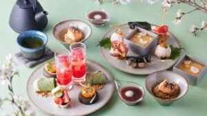 春のアフタヌーンティー茶寮