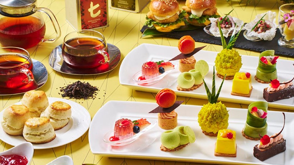 トロピカル＆紅茶スイーツアフタヌーンティー集合