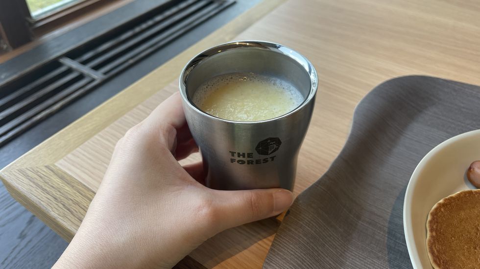 朝食のスムージー