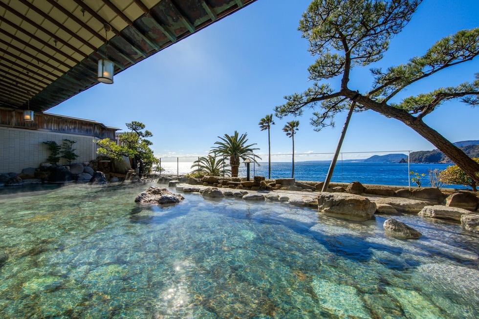 稲取温泉 稲取銀水荘_露天風呂