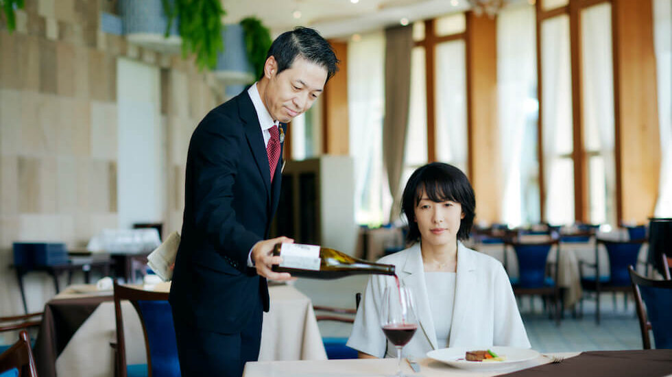 ル・トリアノンにて シェフソムリエんと女性