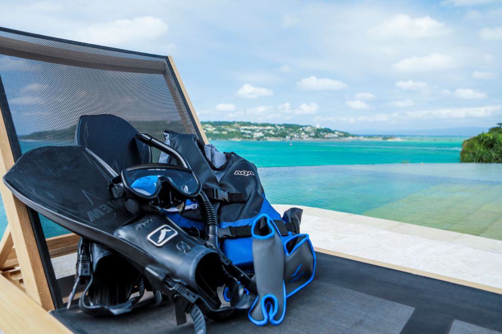 シュノーケリングのレンタル用品