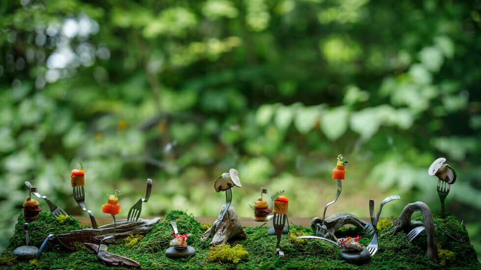 毎回シェフが台から手作りするタパス「グルメパーク2020」