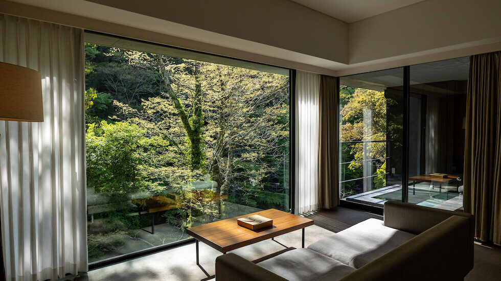 リバービュースイートの客室内