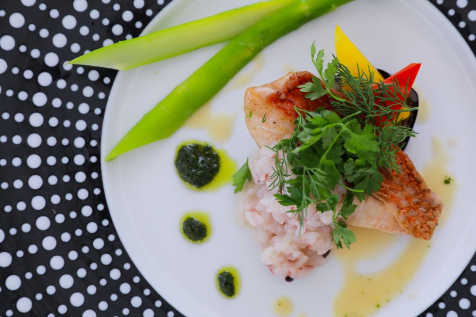 創作ディナーのポワソン（魚料理）