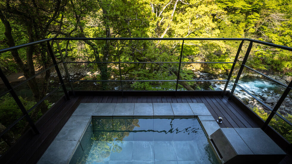 リバーテラスの露天風呂